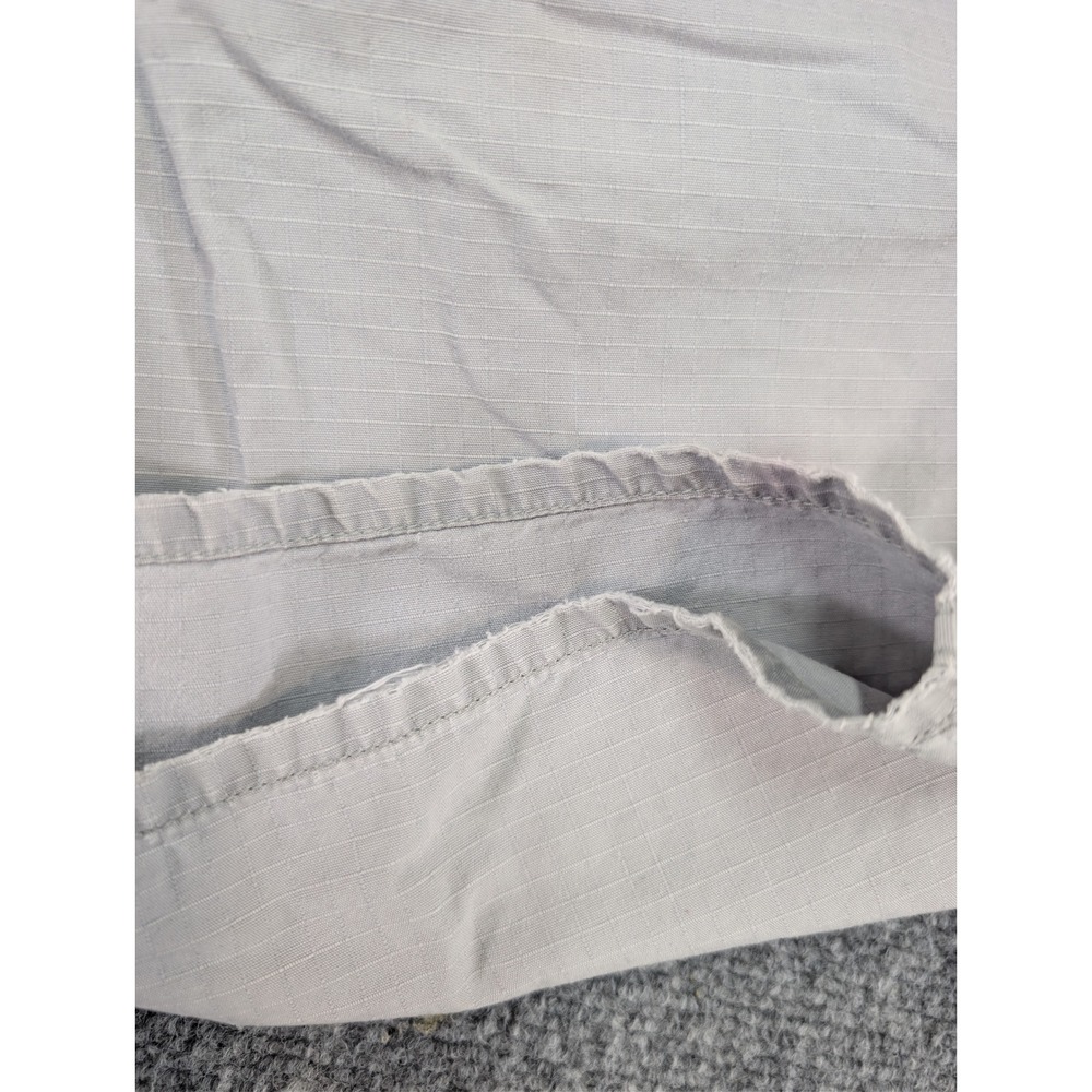 the north face cotton ripstop gray cargo shorts bottoms womens 10 long hiking - Picture 6 of 13